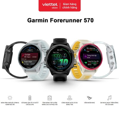 Đồng hồ thể thao thông minh Garmin Forerunner 570 Chính hãng
