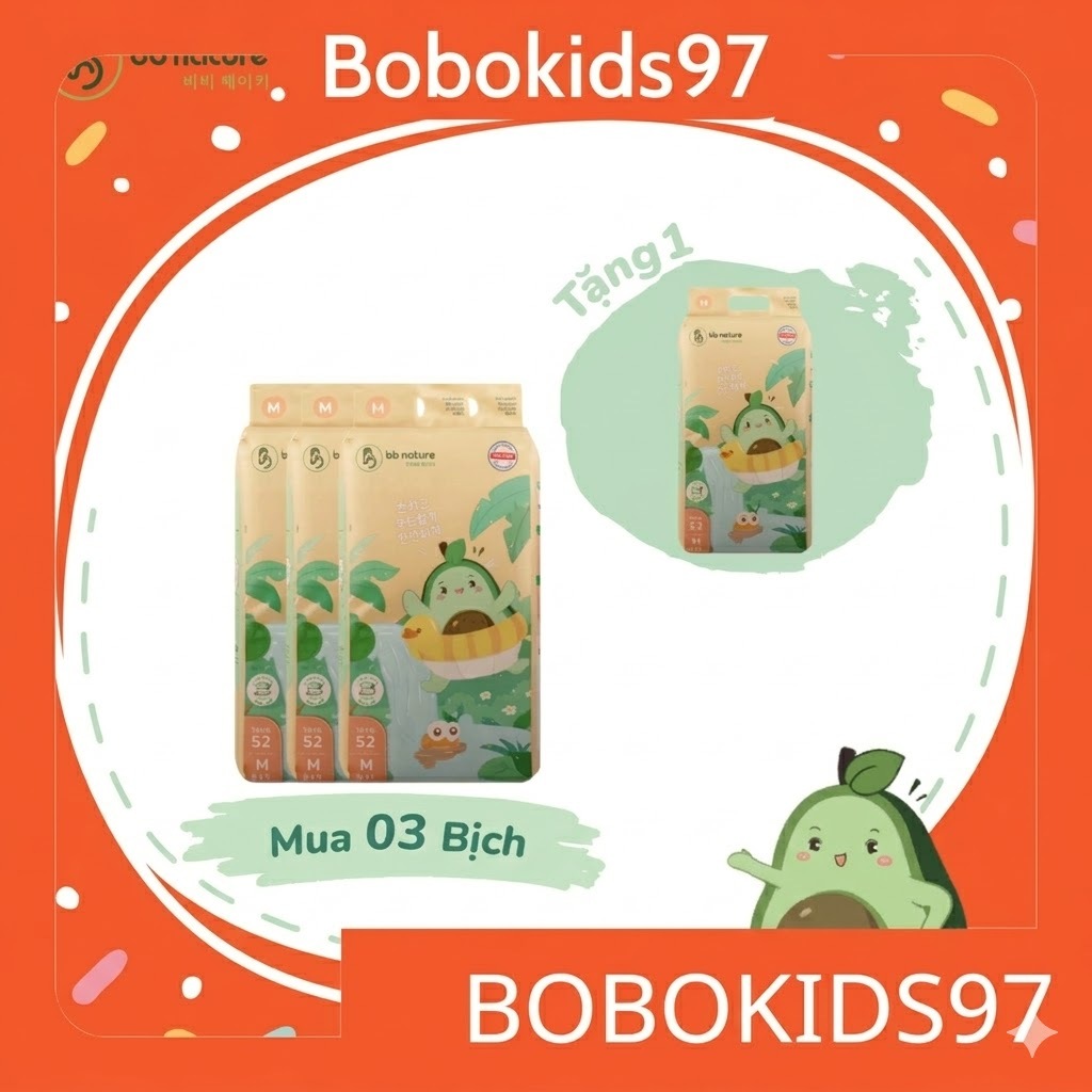 (COMBO 3B) BB NATURE CARE PLUS Tặng 1B BB NATURE CARE PLUS Mềm, Mỏng, Thấm Hút Tốt, Đủ Size