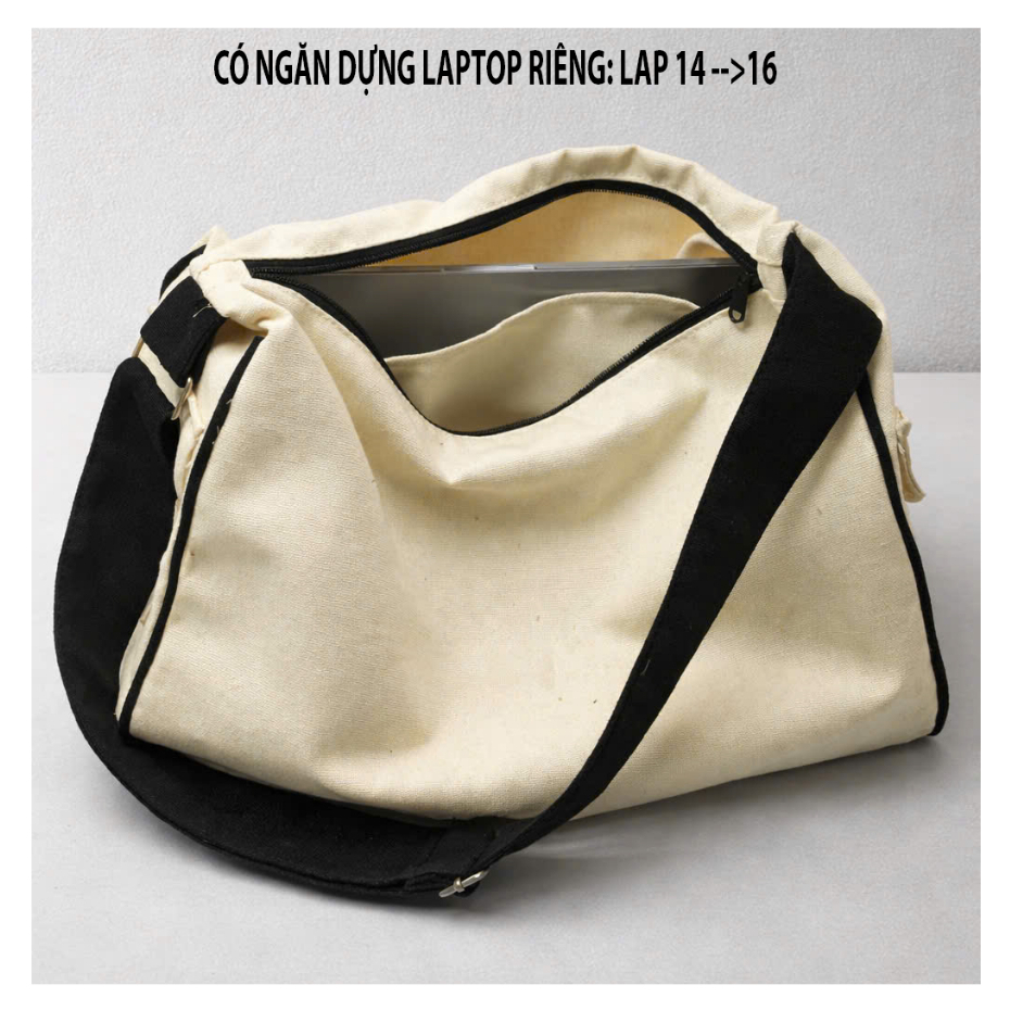 Túi Đeo Chéo Canvas Thời Trang Phù Hợp Đi Học , Đi Chơi Và Du Lịch -Vừa Tập Sách,Laptop_BiNZiU | BigBuy360 - bigbuy360.vn