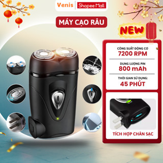 Máy Cạo Râu MEGUN Sạc Pin Thông Minh Lưỡi Dao Kép Tự Làm Sắc, Cạo Sạch Bền Bỉ