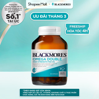[LIVESTREAM] Viên Uống Dầu Cá Bổ Sung Omega Hỗ Trợ Cho Tim, Mắt và Da Blackmores Double Omega High Strength Lọ