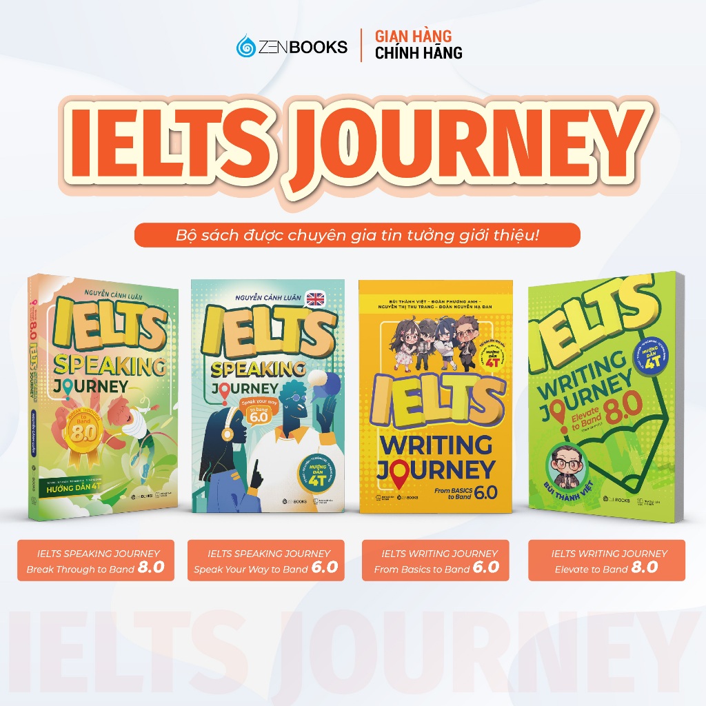 Trọn Bộ Sách IELTS JOURNEY Writing & Speaking: Lộ Trình Học IELTS Từ Cơ Bản Đến 8.0