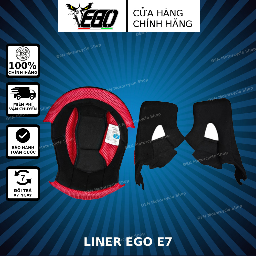 Lót thay thế mũ bảo hiểm EGO E7