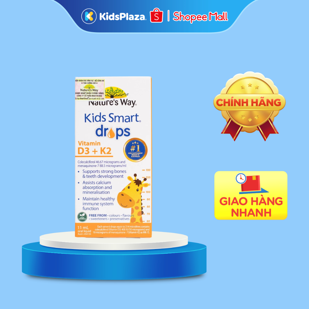 Nature's Way Kids Smart Drops Vitamin D3 + K2