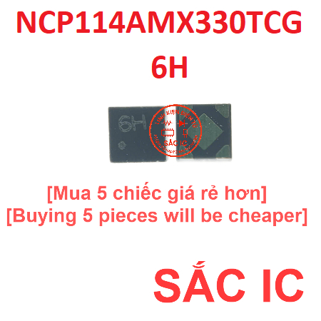 NCP114AMX330TCG 114 ic nguồn trên mainboard mã 62 63 6H 8Y - điện áp ra 3v3