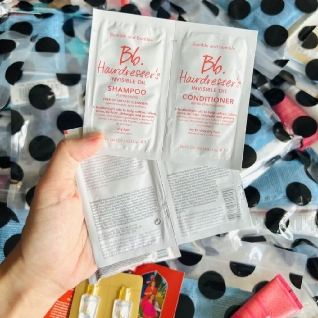 [ Sample 7ml * 2 ] Sét Gội Xả Bumble and Bumble Hairdresser's Invisible Oil