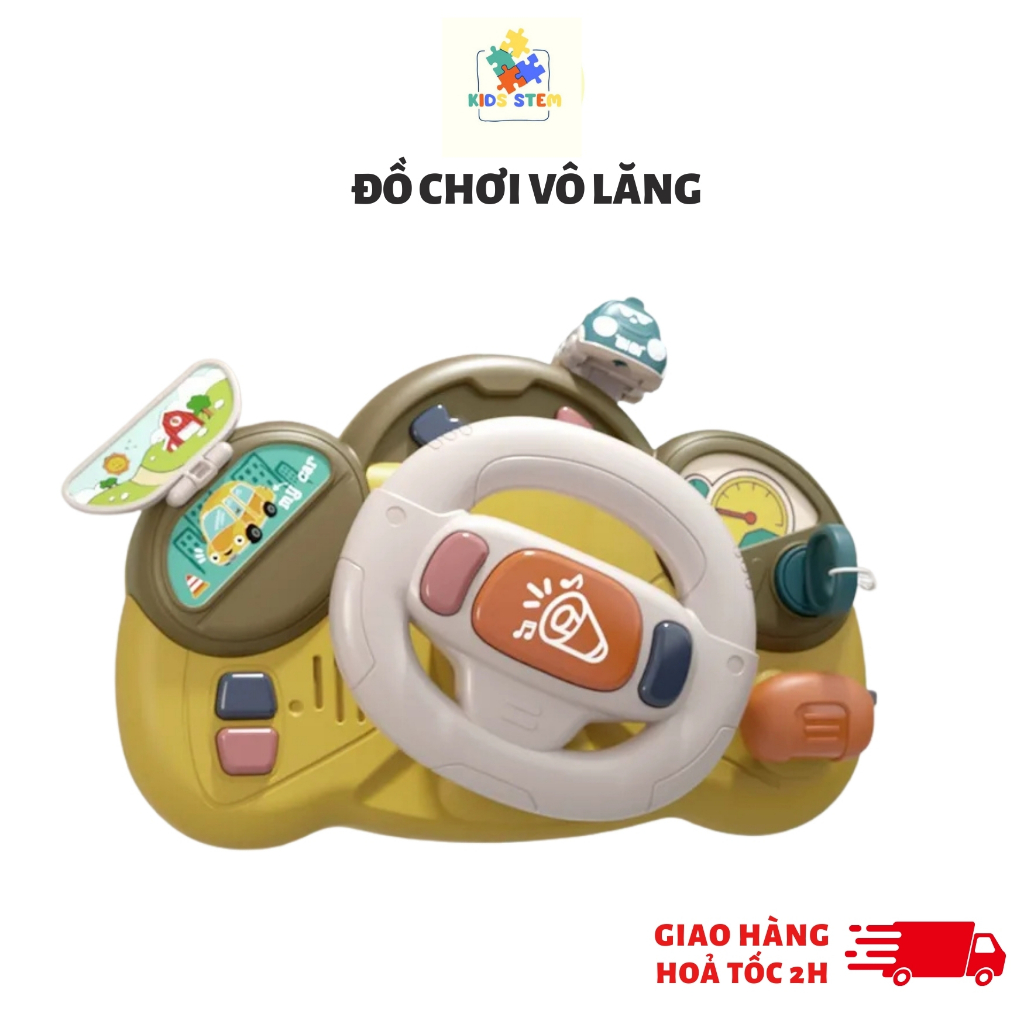 Đồ Chơi Đa Năng Vô Lăng - Ahihi Đồ Chơi Phát Triển Cho Bé