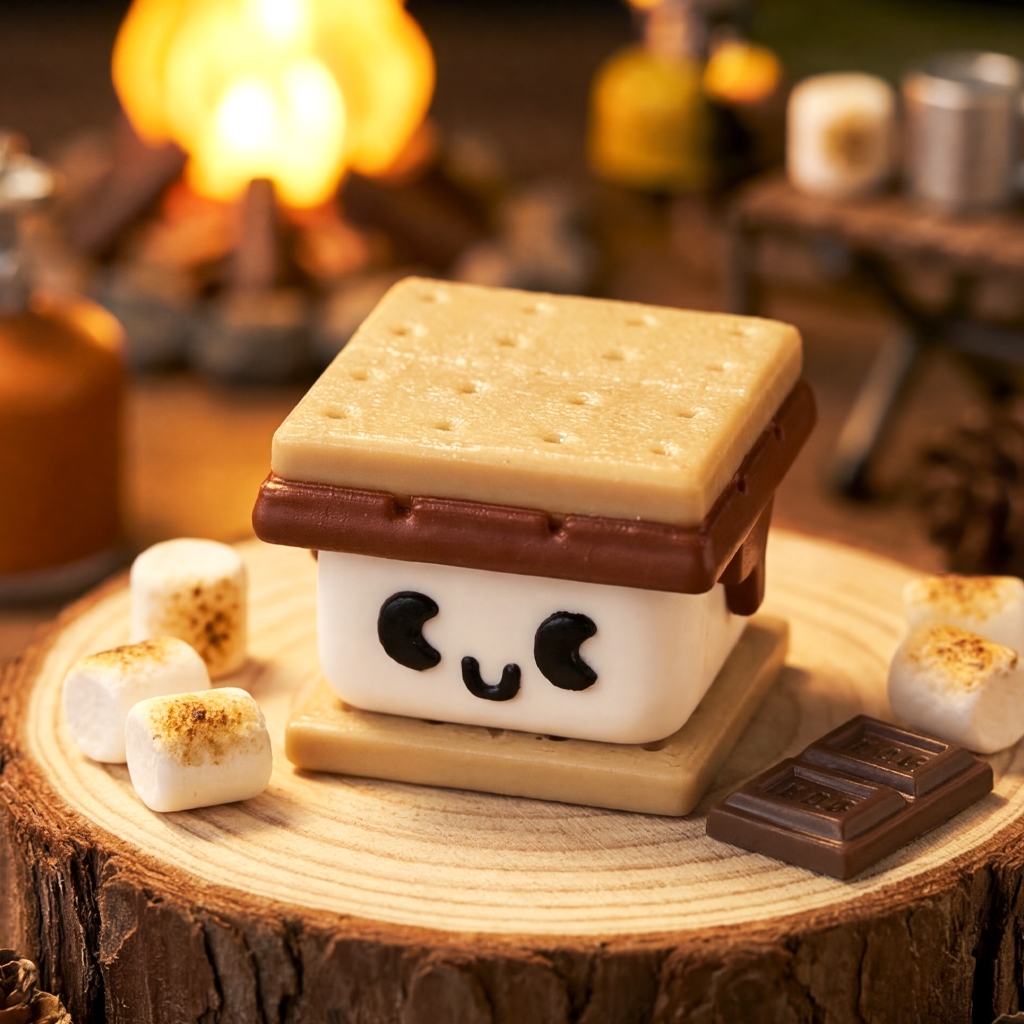 🥞 CLICKY BÁNH QUY KẸO DẺO NHỰA 3D – NHỎ XINH, CLICK CÁI LÀ GHIỀN