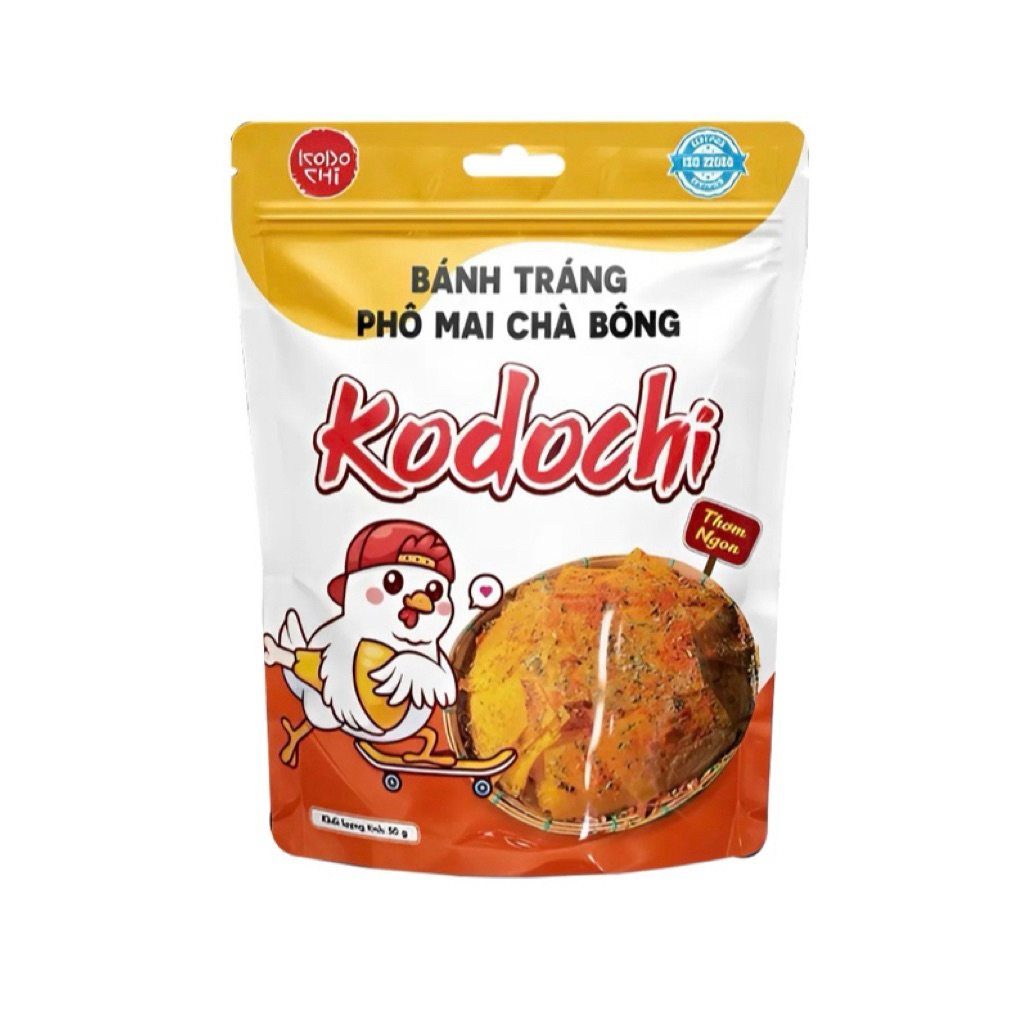 Combo 2 gói tráng phô mai chà bông Kodochi gói 50g
