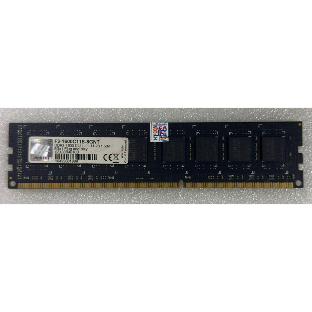 Ram Desktop GSkill 8GB DDR3 Bus 1600 | RAM PC 8G 1600MHz Chính Hãng Ổn Định