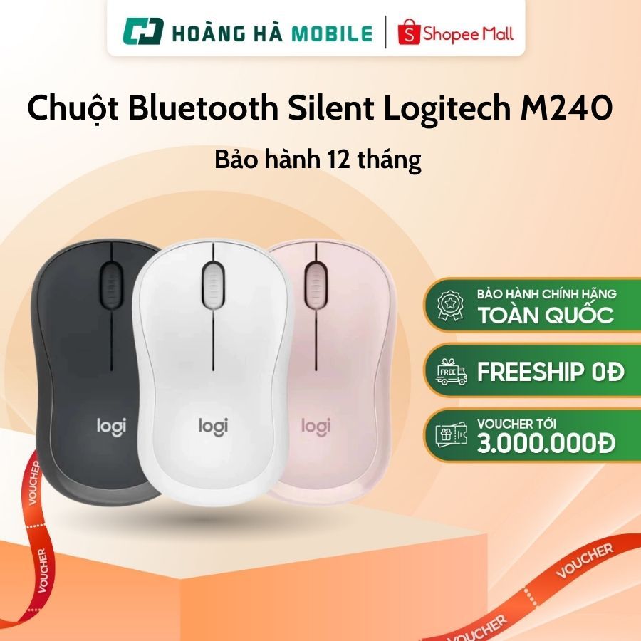 Chuột Bluetooth Silent Logitech M240 - Chính hãng