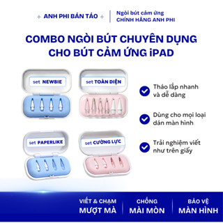 Combo Ngòi Bút Kim Loại Anh Phi Bán Táo 2B Thay Thế Ngòi Kim