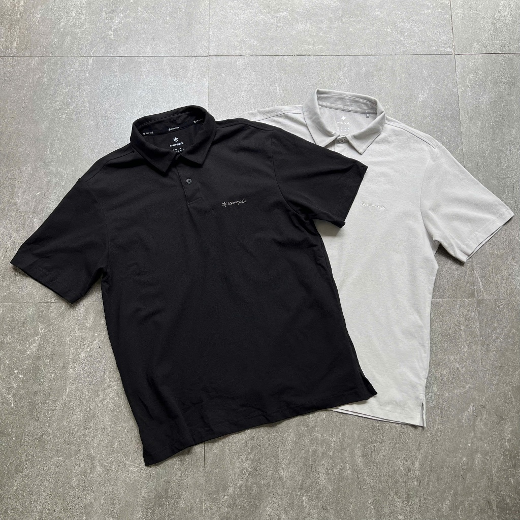 Áo polo Snow Peak basic logo