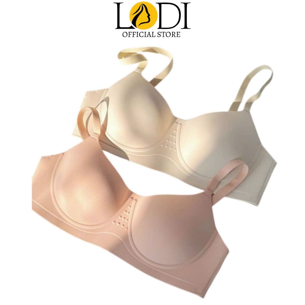 Áo lót nữ LADI đúc su không gọng đệm mỏng mềm mại mẫu AL102