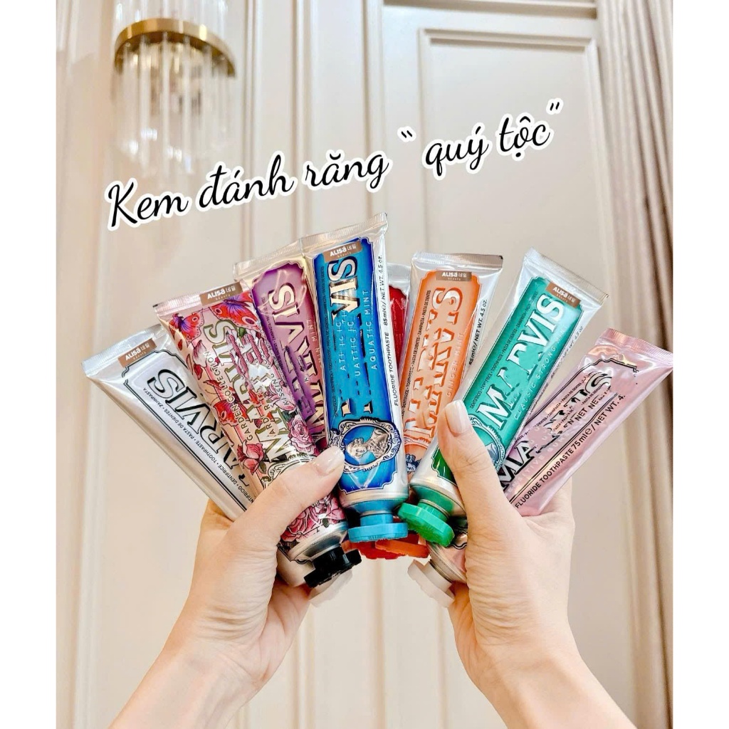 [ALISA.LUX] [HÀNG CTY CÓ TEM PHỤ] Kem đánh răng ''quý tộc" -  ALISA