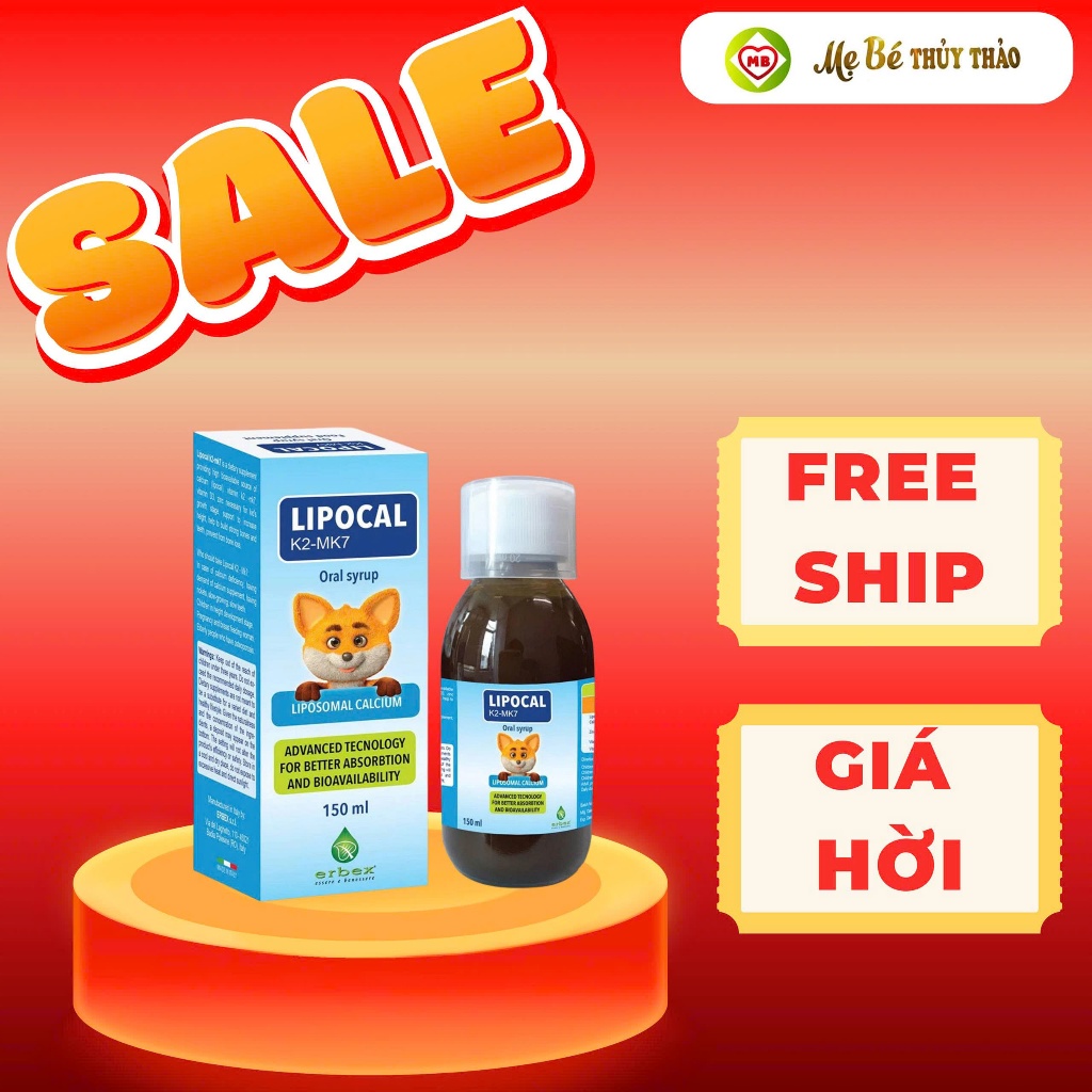 Canxi sinh học Lipocal của Eurovit ý chính hãng