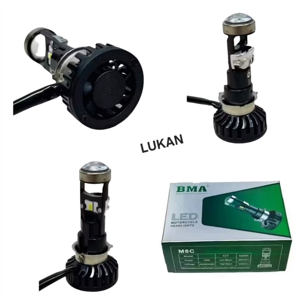 Bóng đèn Led bi cầu M8C xe DREAM, WAVE, FUTURE.... siêu sáng