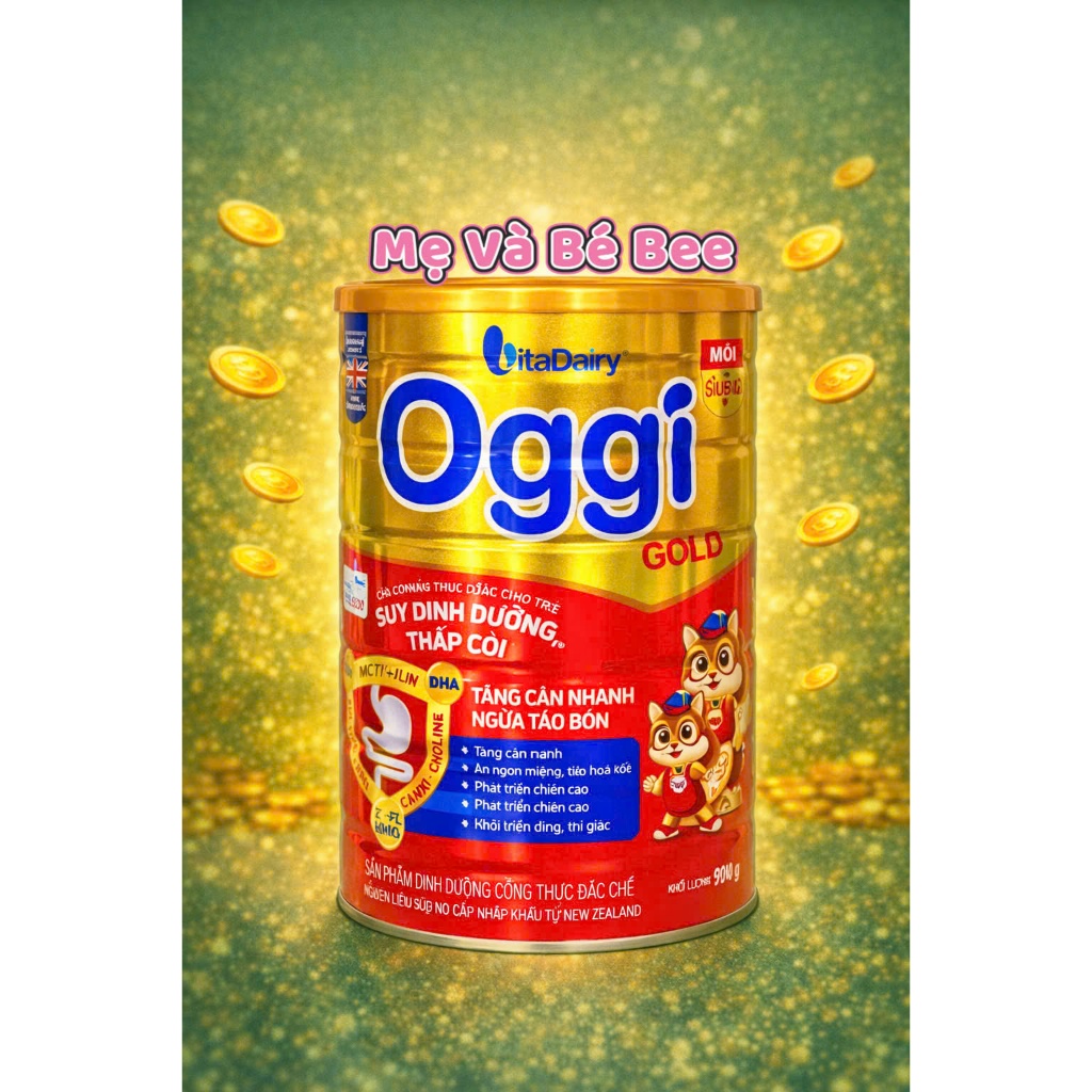 VitaDairy - Sữa Bột Công Thức OGGI Gold đỏ lon 900g
