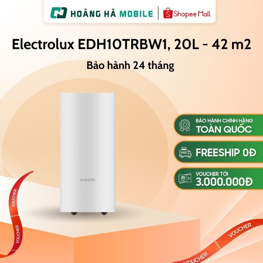 Máy hút ẩm Electrolux EDH10TRBW1, 20L - 42 m2 - Chính hãng