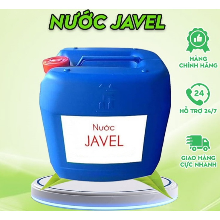 Javen 10% Nước Tẩy Trắng 30 Lít - Chất Tẩy Rửa Công Nghiệp - Đa Năng - Hiệu Quả Cao