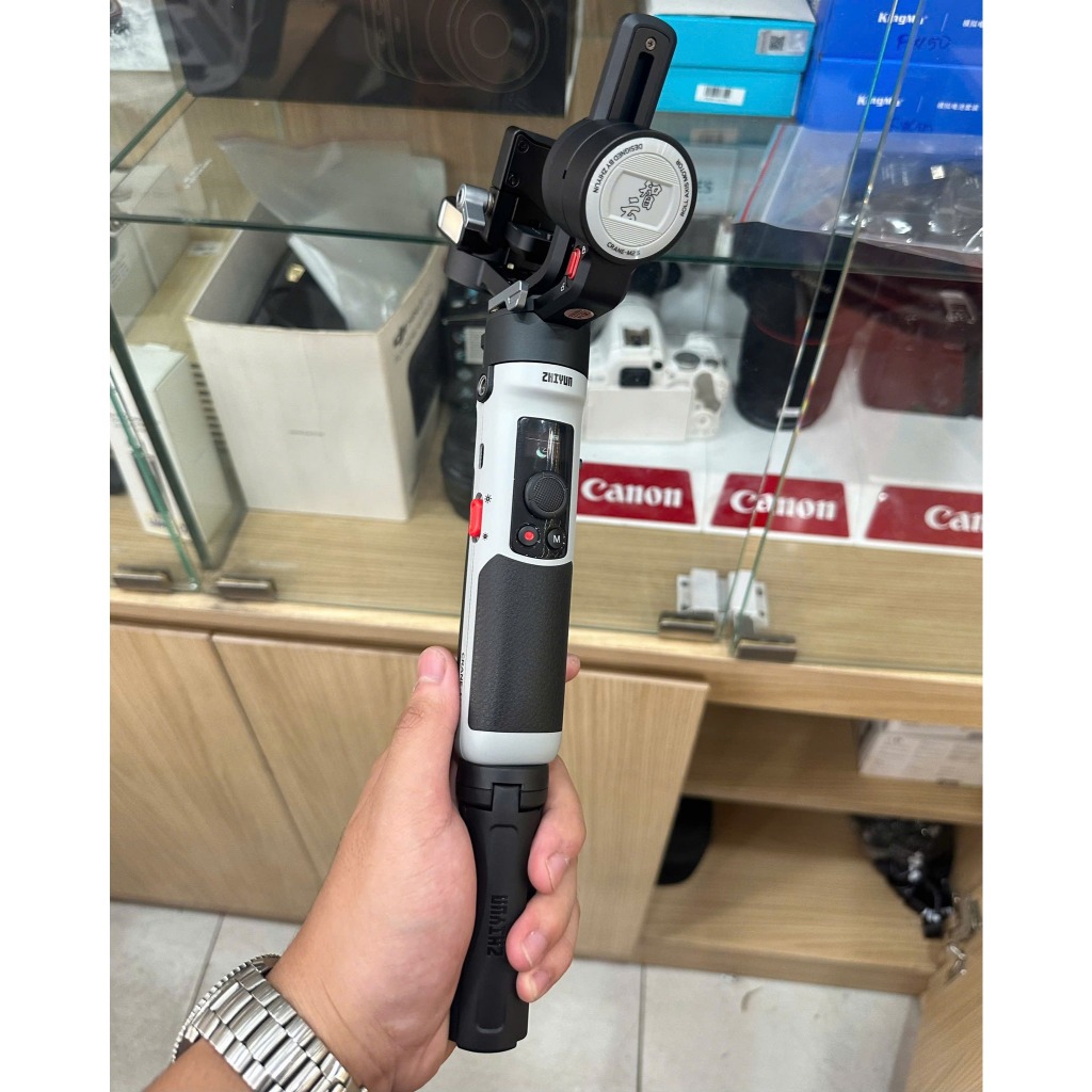 Gimbal Zhiyun Crane M2S cũ siêu nhẹ cho máy ảnh compact-máy ảnh nhỏ