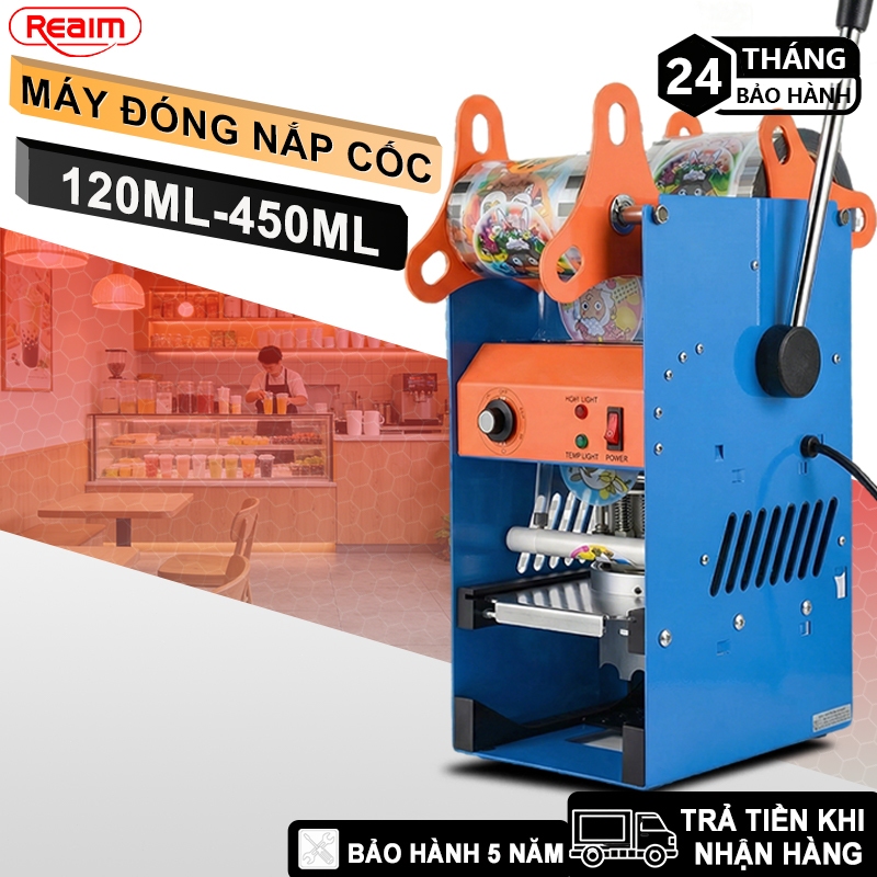 Máy Dập Nắp Cốc Trà Sữa,Máy Ép Ly Nhựa Thủ Công Hàng Chính Hãng Bảo Hành 12 Tháng dung