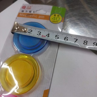 [MUA SỈ GIẢM 10%] Nam châm hít bảng lớn 4cm No.4015 (5 Cái/Vỉ)