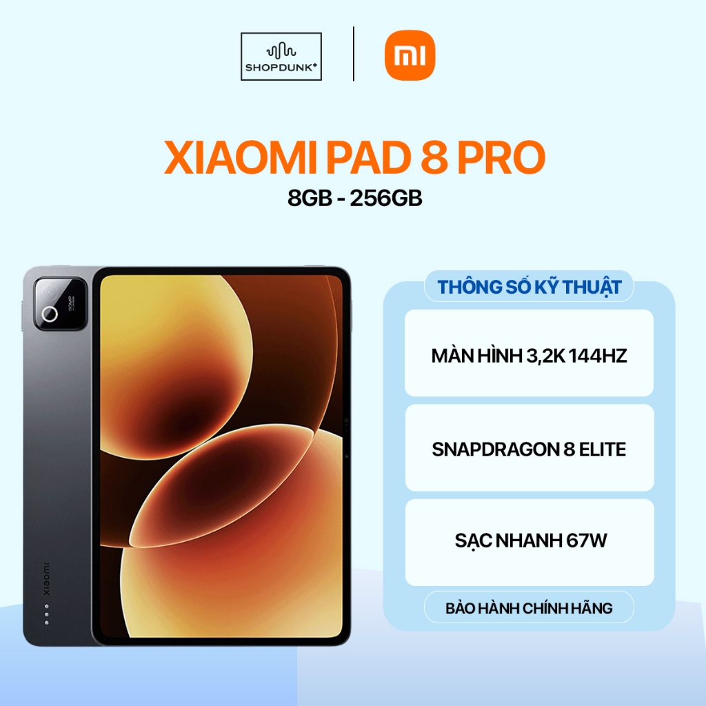 Máy Tính Bảng Xiaomi Pad 8 Pro 8GB 256GB Chính Hãng
