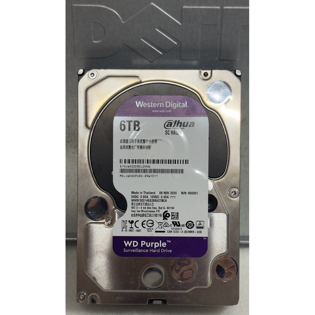Ổ Cứng HDD 6TB WD Purple Chuyên Camera | Western Digital 6TB Surveillance Chính Hãng