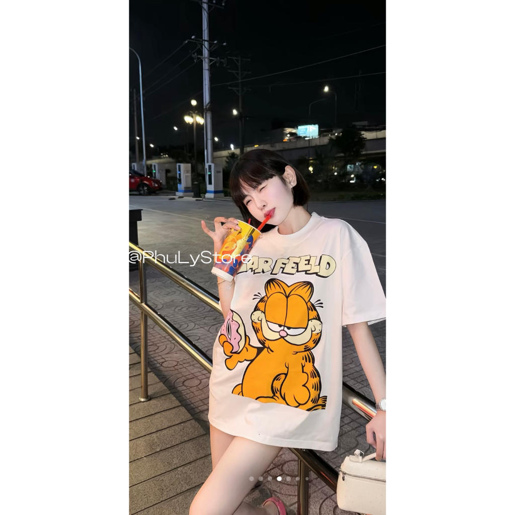 ÁO THUN MÈO GARFEELD | COTTON 280GSM