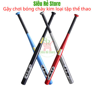 Gậy bóng chày kim loại (tặng túi đựng) Siêu Rẻ Store Gậy đánh bóng chày cao cấp 28inch 32inch tập luyện thi đấu thể thao
