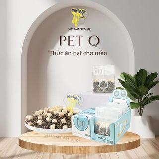 Thức ăn hạt cho mèo PetQ, 40% protein 90% thịt & dầu cá, Chất xơ, Không muối, ngũ cốc, Mọi độ tuổi