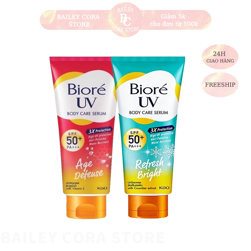 Kem Chống Nắng Biore Mặt & Body – Bảo Vệ Da, Kiềm Dầu & Cấp Ẩm Nhẹ