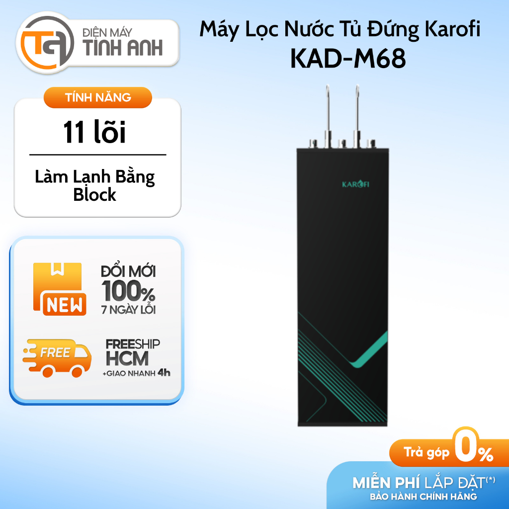 Máy Lọc Nước Tủ Đứng 11 Lõi Karofi KAD-M68