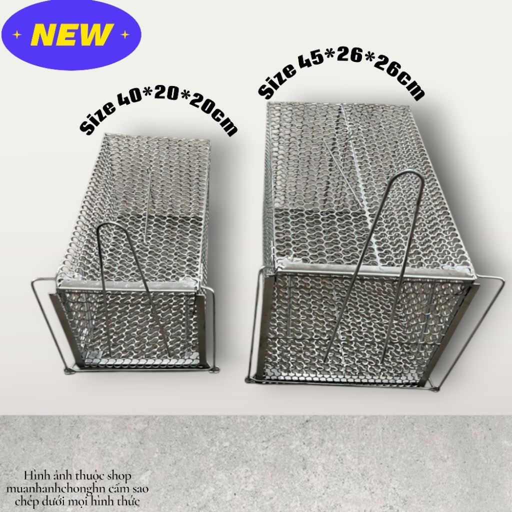 lồng bẫy mèo động vật hoang cỡ lớn