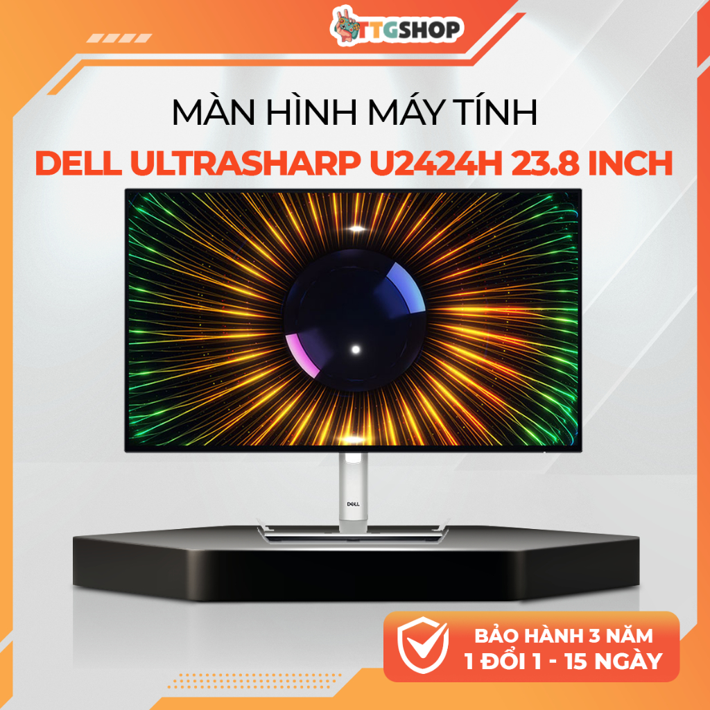 Màn Hình Dell UltraSharp U2424H 23.8" IPS FHD 120Hz Eye Comfort USB-C DP HDMI USB Hub