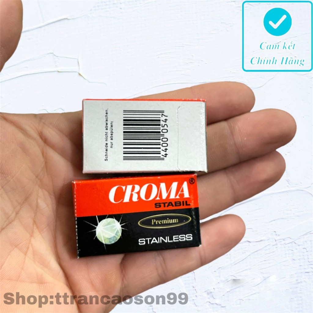 Lưỡi dao lam Croma Stabil - Hàng Chính Hãng