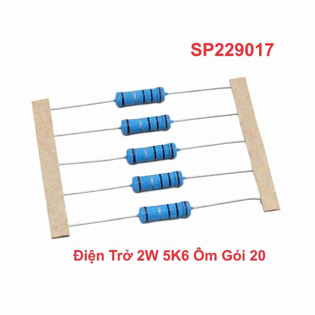 Điện Trở 2W 5K6 Ôm Gói 20