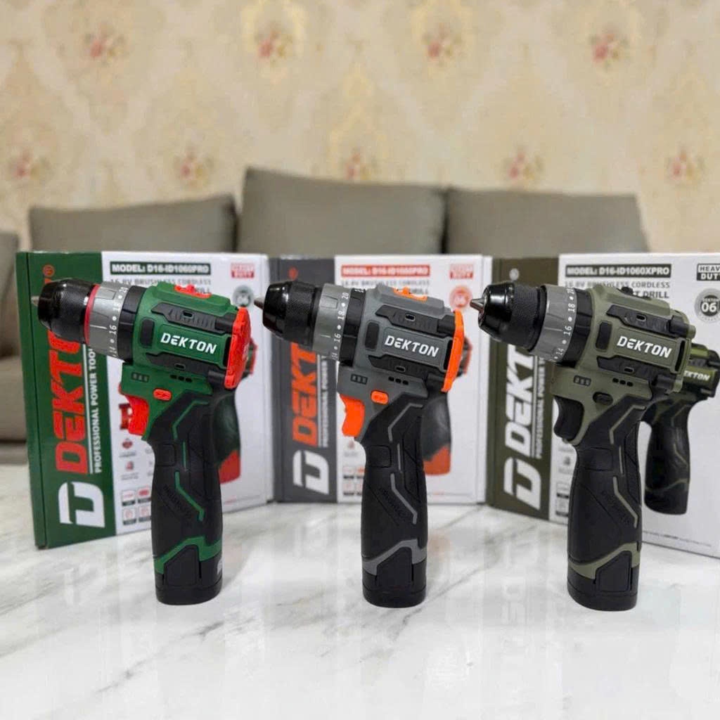 Máy khoan pin DEKTON D16-ID1060PRO (chưa có pin sạc)