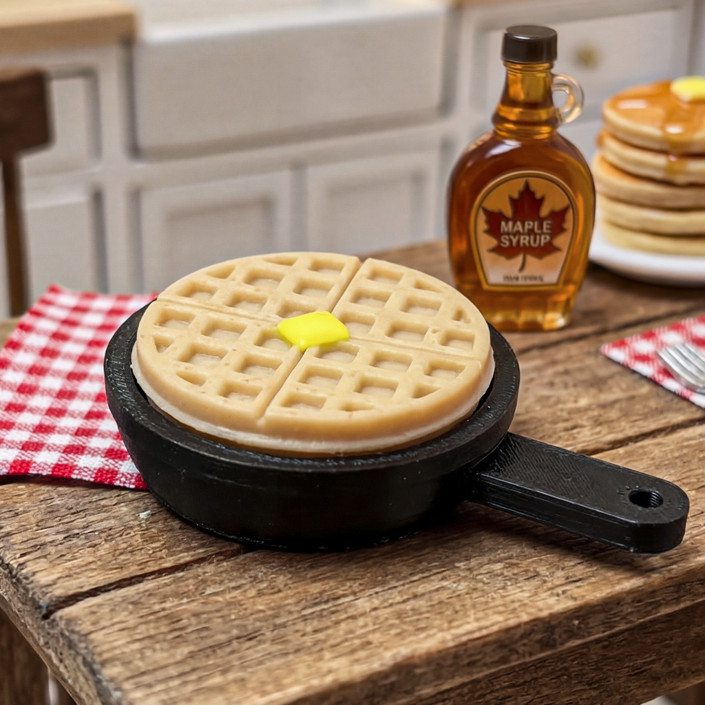 🥞 [MÓC KHÓA] CLICKY PANCAKE NHỰA 3D – NHỎ XINH, CLICK CÁI LÀ GHIỀN