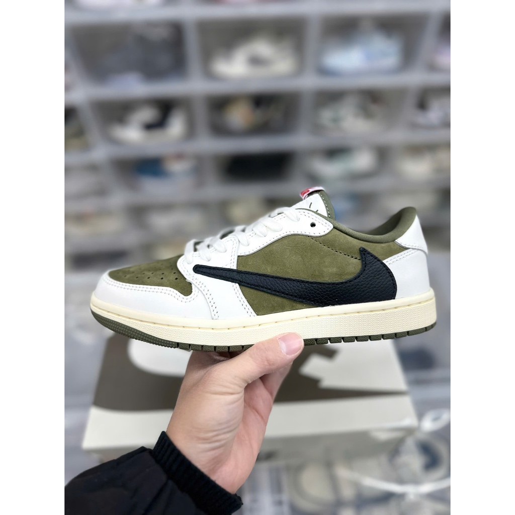 [ BEST QUALITY ] JD 1 Low OG SP x Travis Scott ‘Medium Olive’