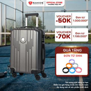 Vali Kéo Nhựa STARGO BRILLANT Đa Dạng Size S/ M – Siêu Bền Nhẹ, Khóa TSA, Bánh Xe 360°