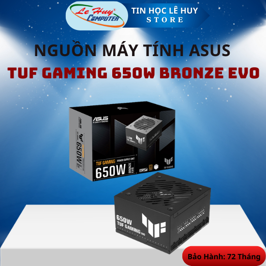 Nguồn Máy Tính Asus TUF Gaming 650W Bronze EVO / 750W Bronze EVO - Hàng Chính Hãng