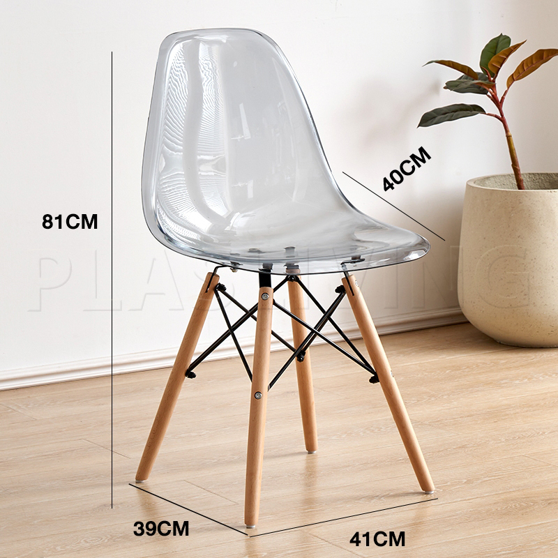 Ghế EAMES, Ghế Gỗ, Ghế Trang Điểm, Mặt Nhựa, Chân Gỗ Tự Nhiên, Cao Cấp, Nhiều Màu, Đẹp | BigBuy360 - bigbuy360.vn