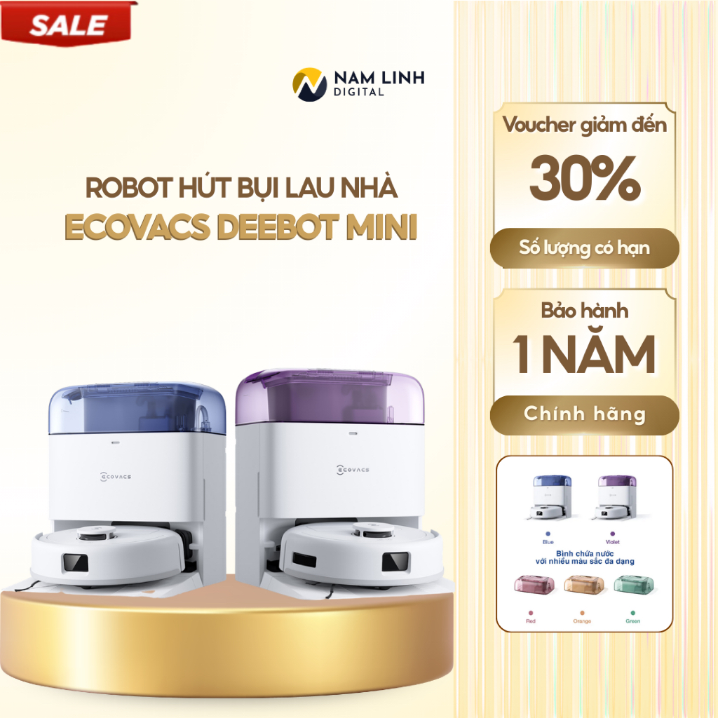Robot hút bụi lau nhà Ecovacs Deebot Mini