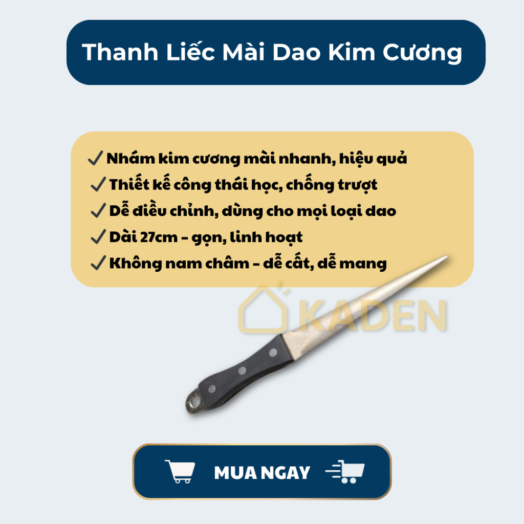 Thanh Mài Dao Liếc Mài Dao Kim Cương Cao Cấp