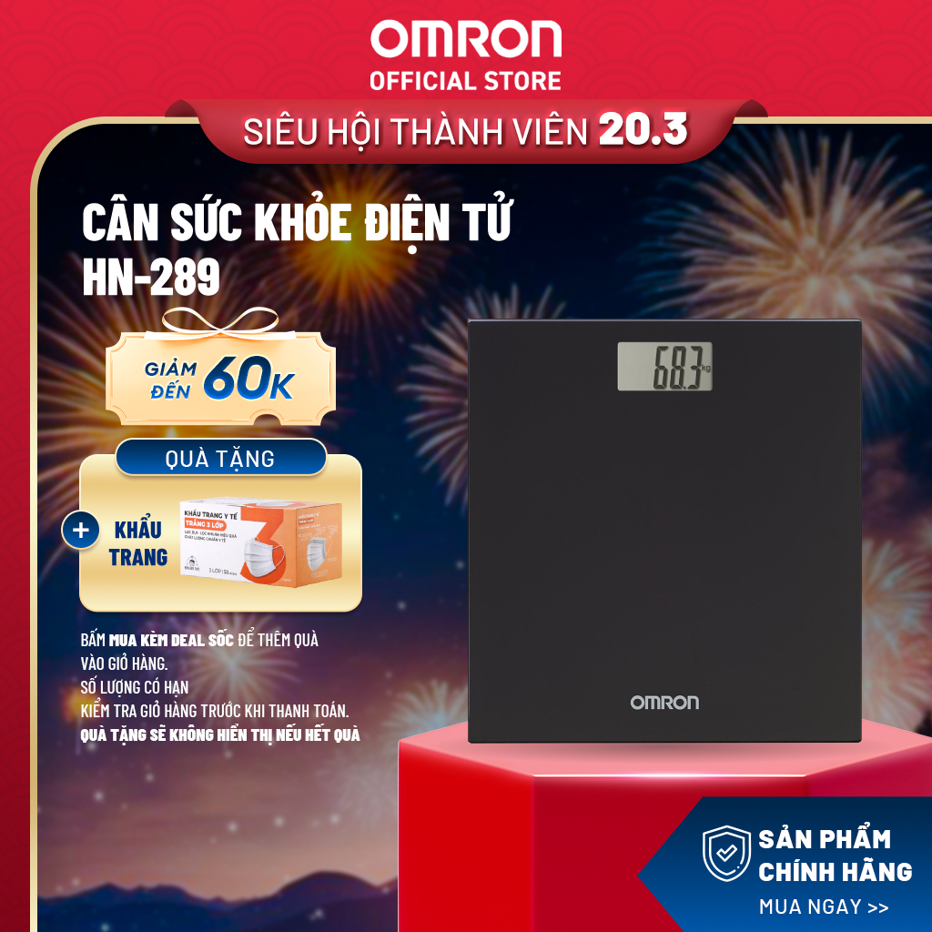 Cân Sức Khỏe Điện Tử OMRON HN-289