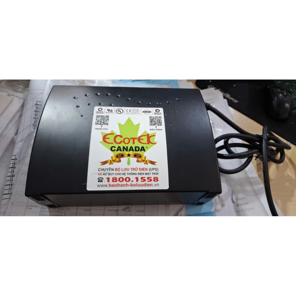 Bộ Lưu điện tích điện UPS Santak TG500 ECOTEK Canada (used, gần như mới)