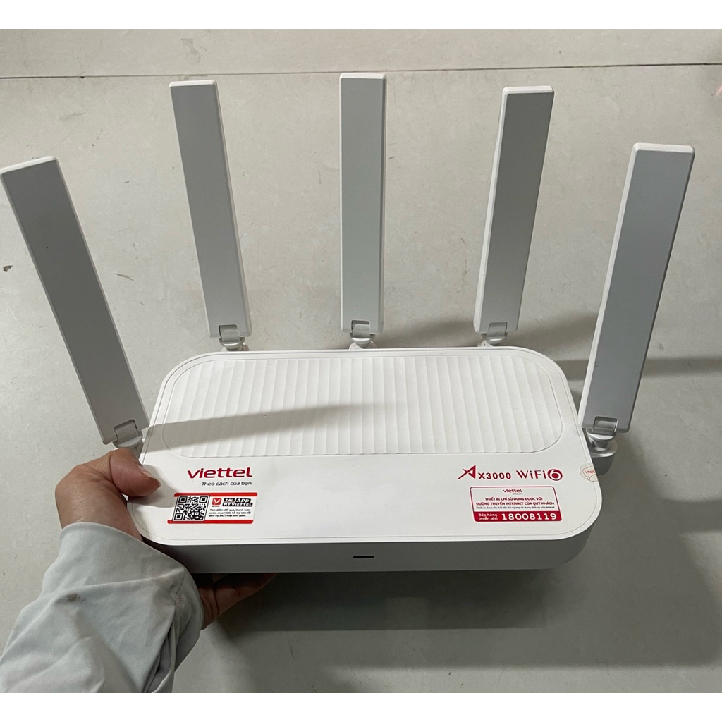 Bộ phát WIFI 6 (MESH) ZTE HV3601P V9.3 (5 râu) - Unlock sẵn, sử dụng đa mạng