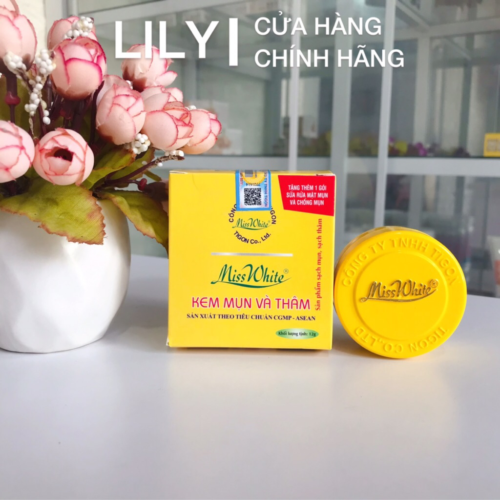 Kem Mụn Nghệ và Thâm Miss White